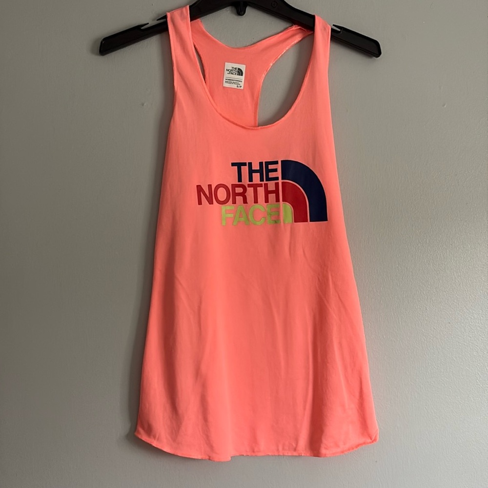 THE NORTH FACE Neon orange tank, size small